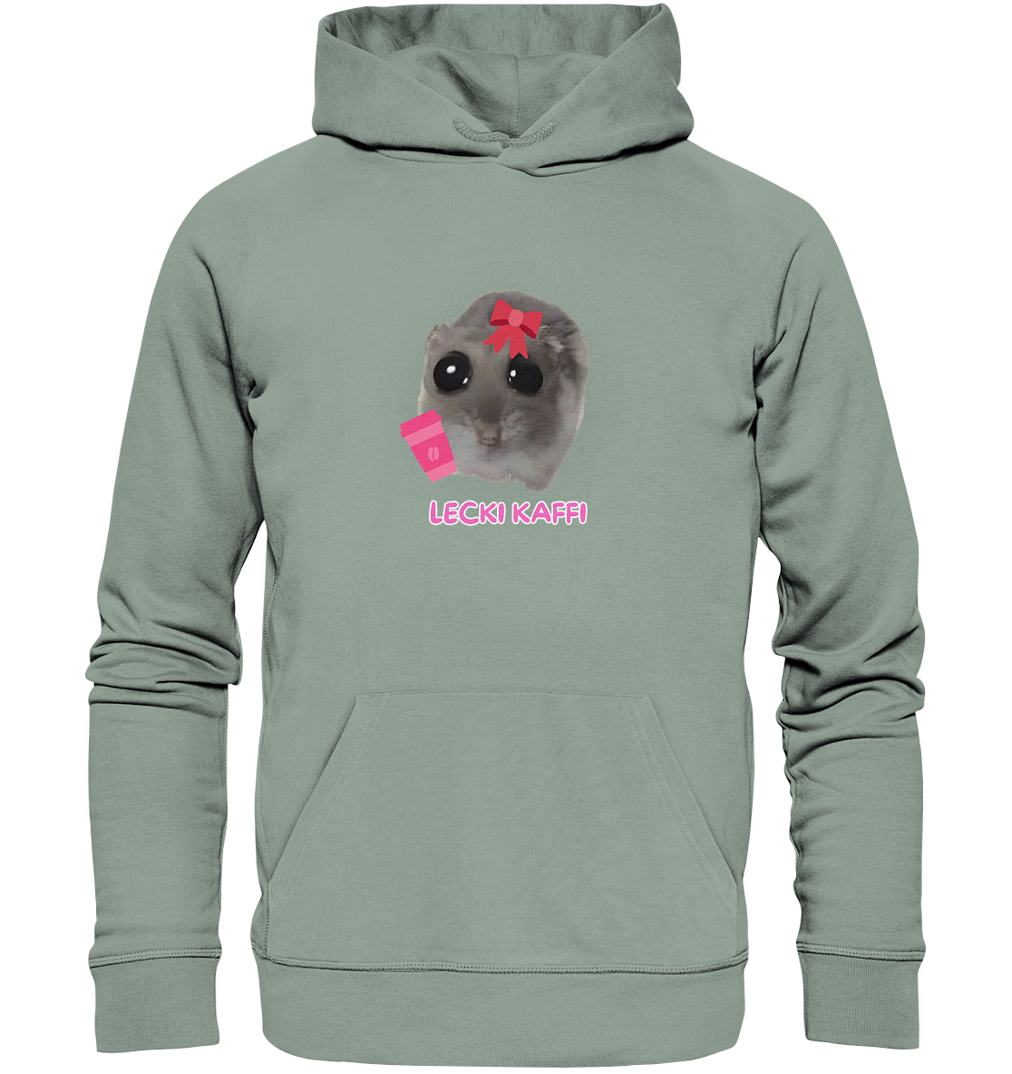 Lecki Kaffi Hamsti - Organic Hoodie