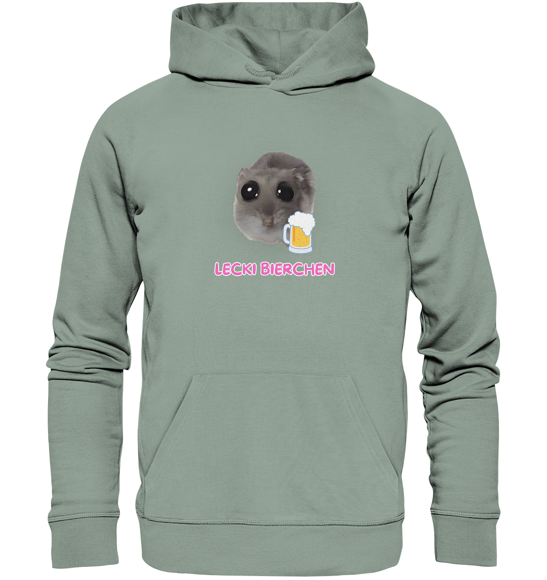 Lecki Bierchen Hamsti - Organic Hoodie