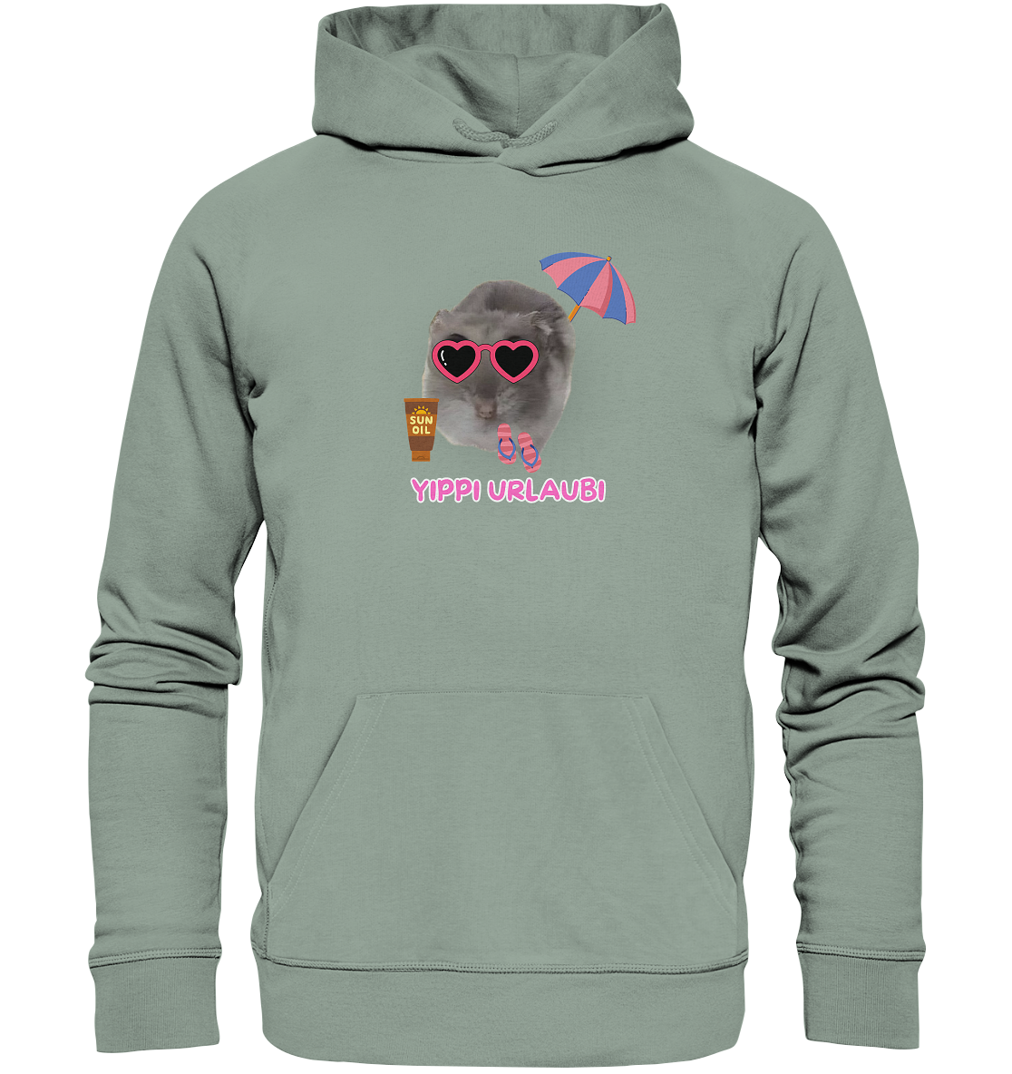 Yippi Urlaubi Hamsti - Organic Hoodie