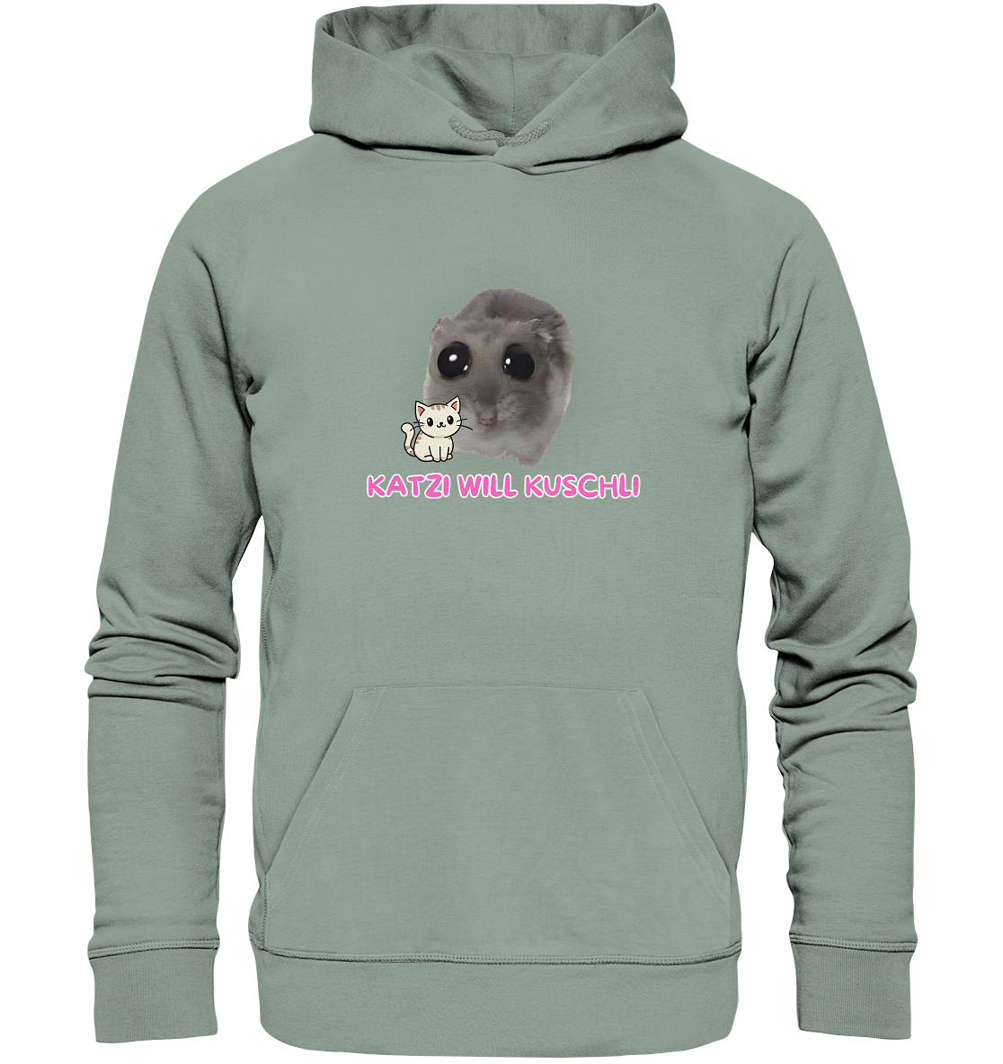 Katzi will Kuschli - Organic Hoodie