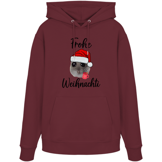 Frohe Weihnachti Hamsti - Organic Hoodie