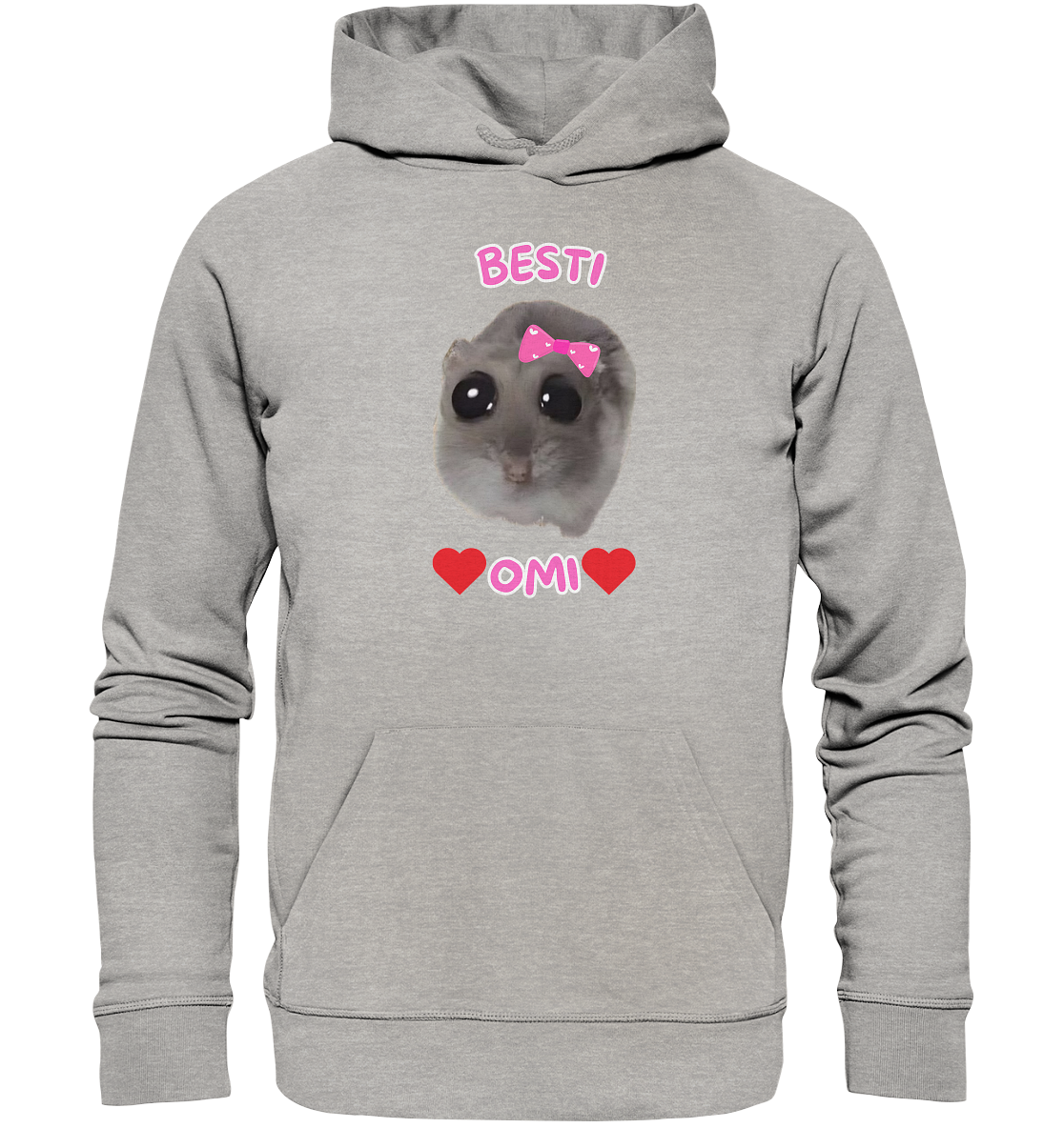 Besti Omi Hamsti - Organic Hoodie