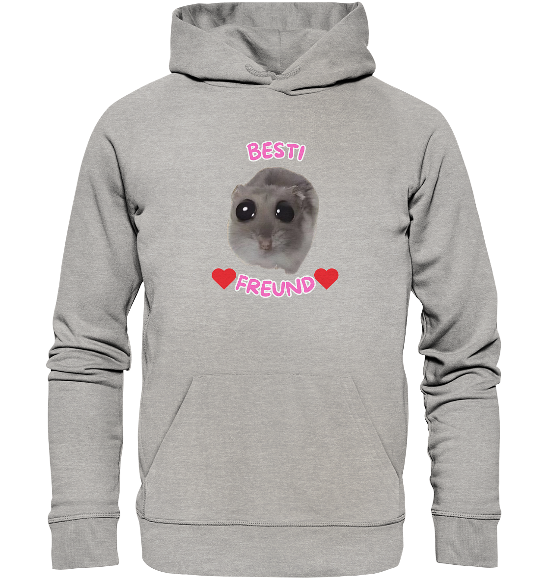 Besti Freund Hamsti - Organic Hoodie