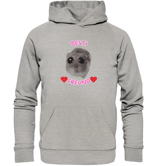 Besti Freund Hamsti - Organic Hoodie
