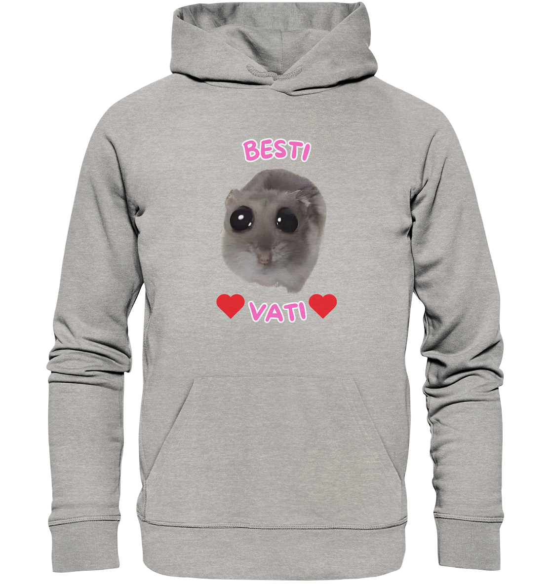 Besti Vati Hamsti Kopie - Organic Hoodie