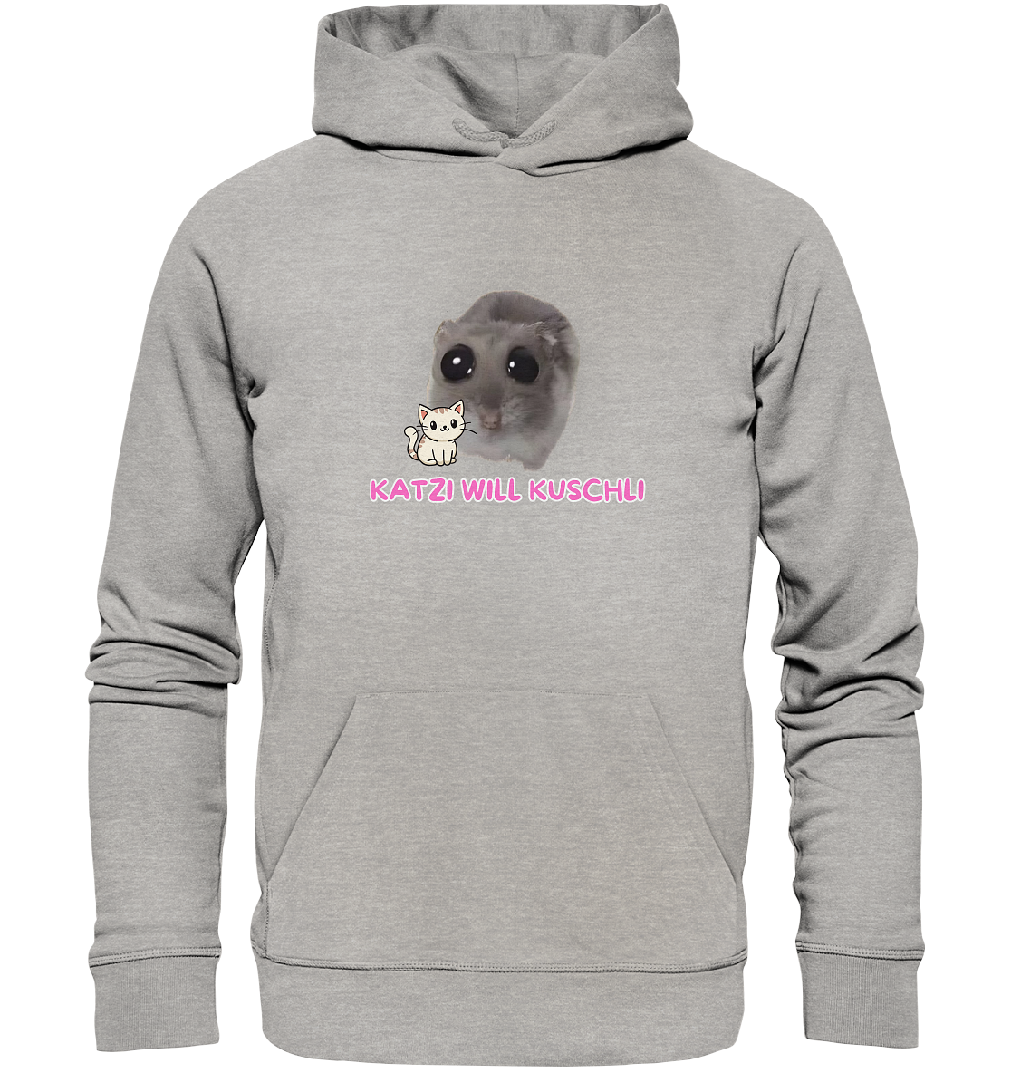 Katzi will Kuschli - Organic Hoodie