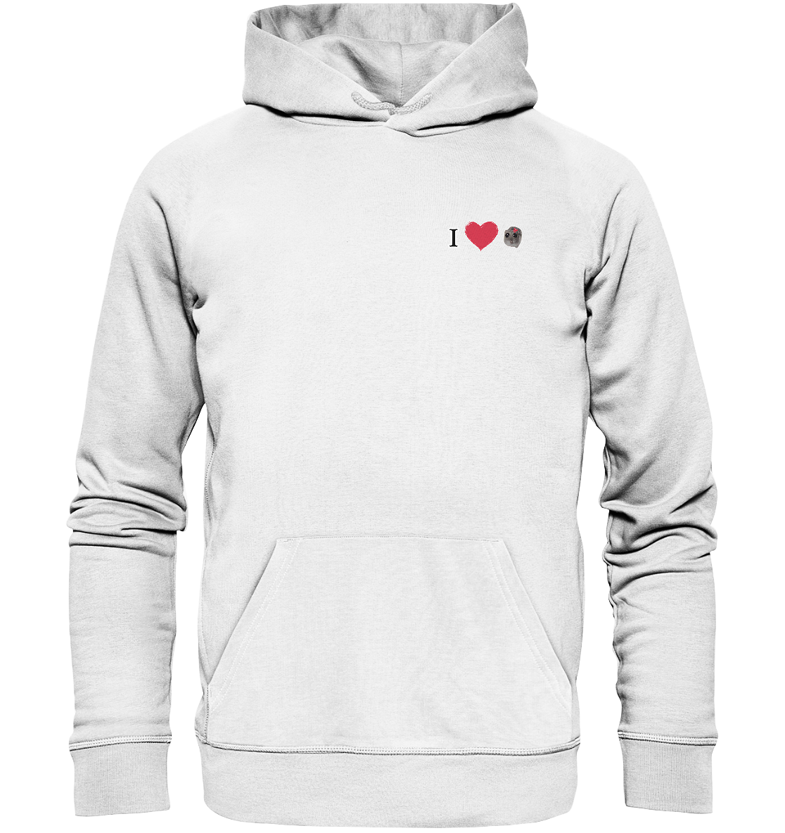 I Love Hamsti - Organic Hoodie