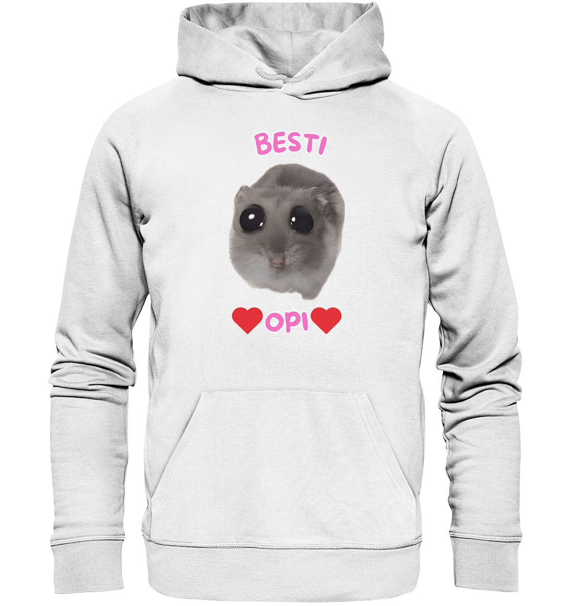 Besti Opi Hamsti Kopie - Organic Hoodie