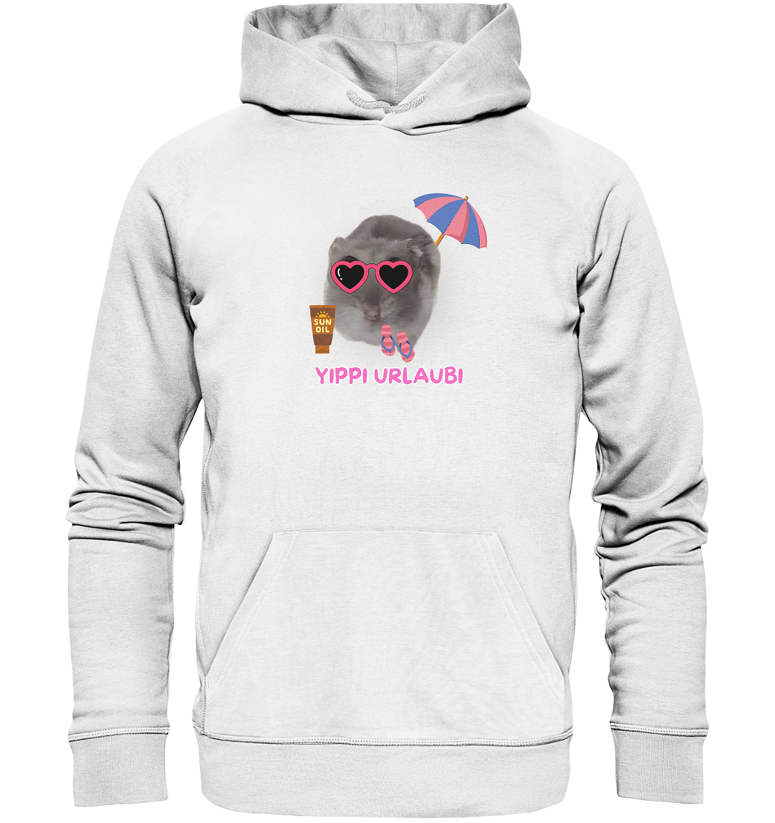Yippi Urlaubi Hamsti - Organic Hoodie
