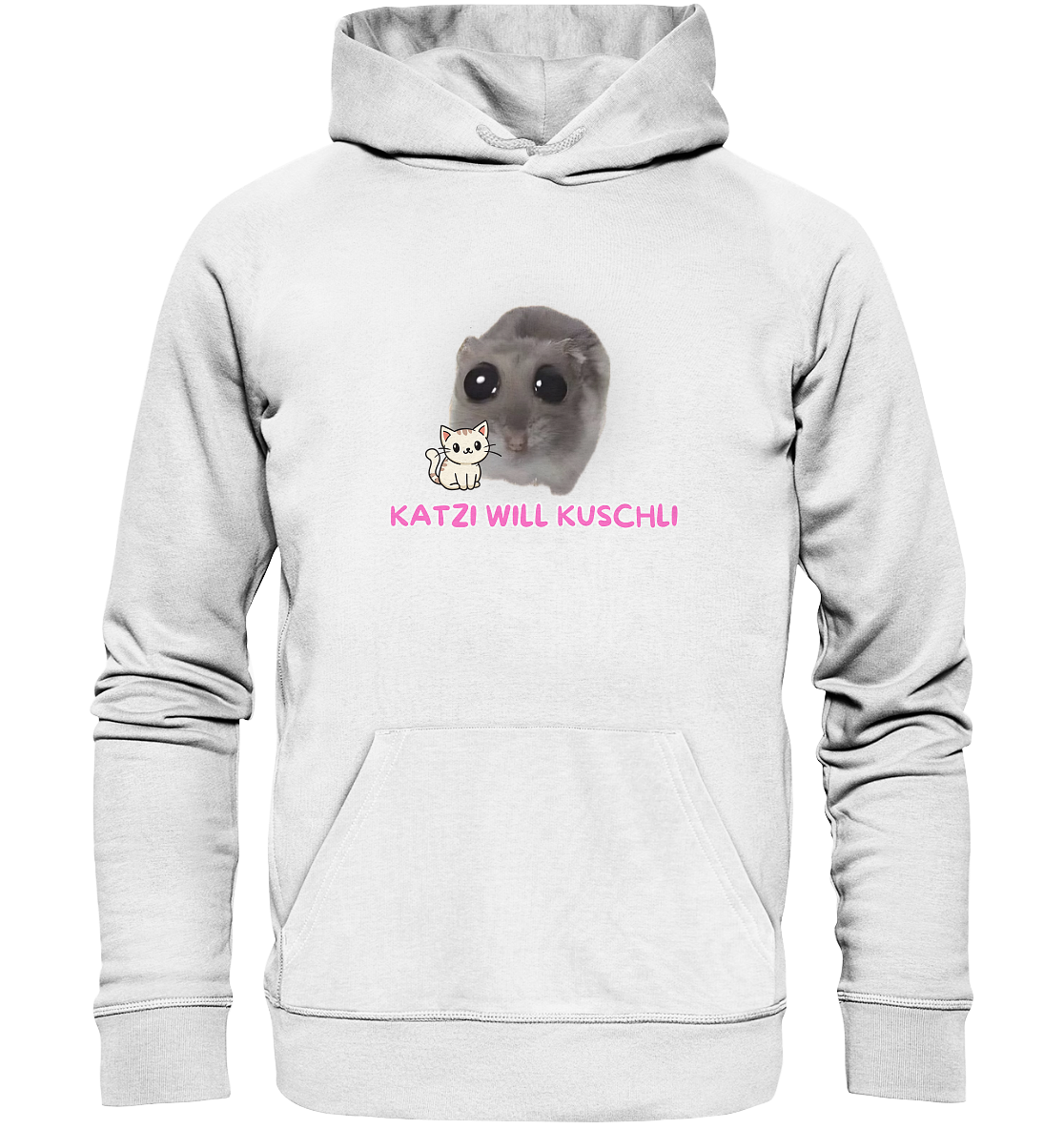 Katzi will Kuschli - Organic Hoodie