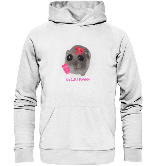 Lecki Kaffi Hamsti - Organic Hoodie