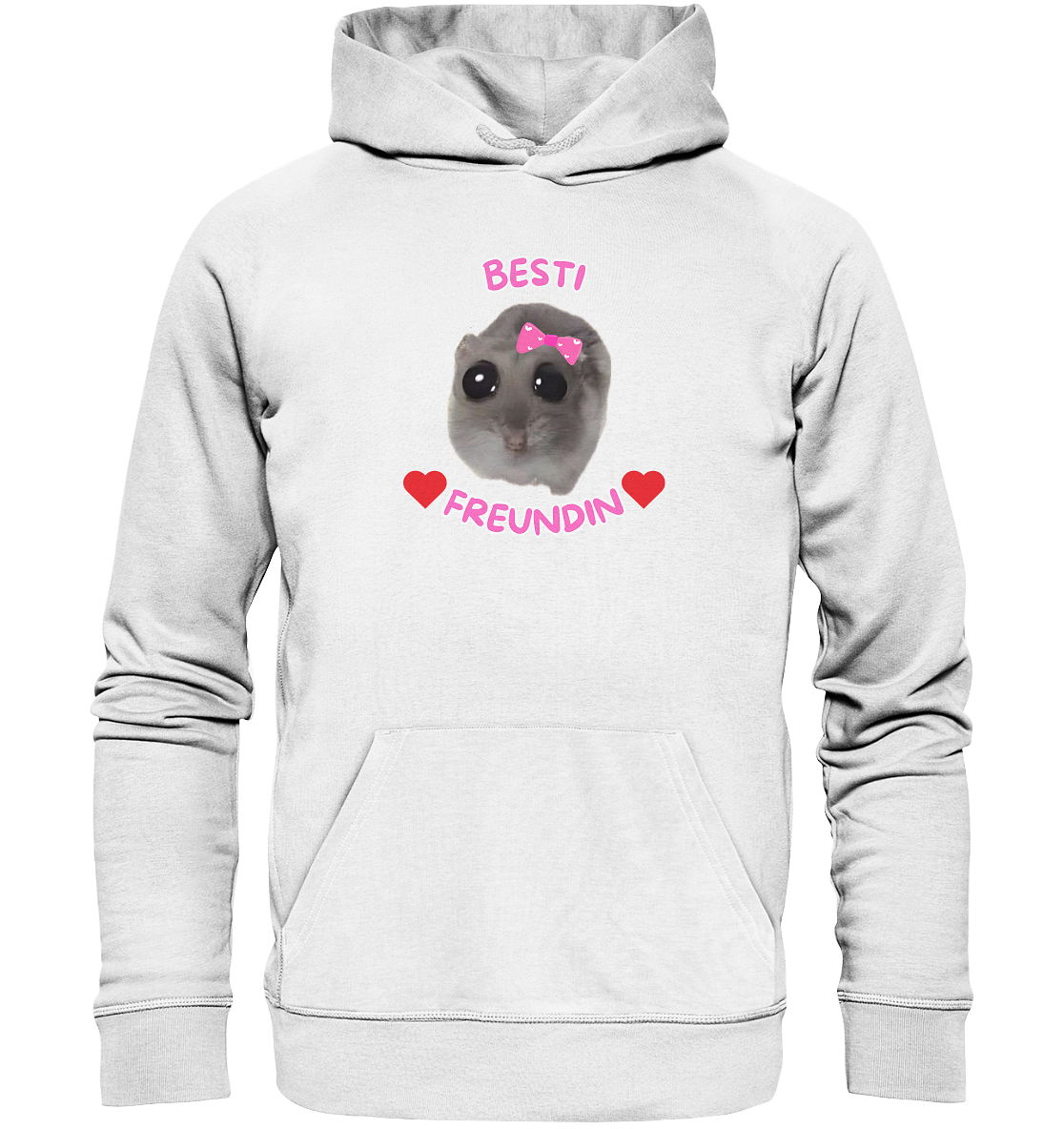 Besti Freundin Hamsti - Organic Hoodie