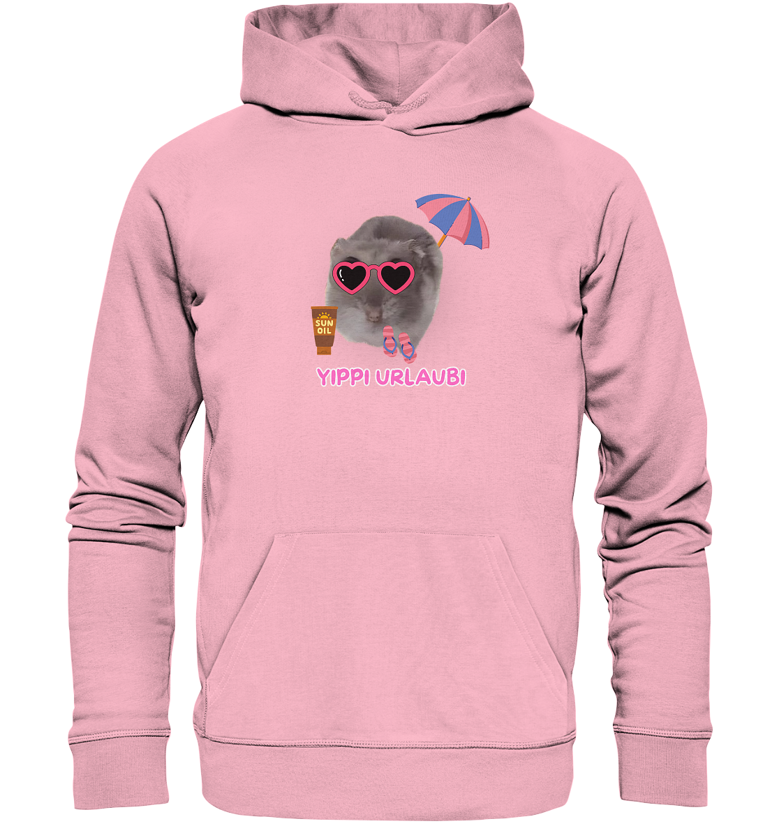 Yippi Urlaubi Hamsti - Organic Hoodie