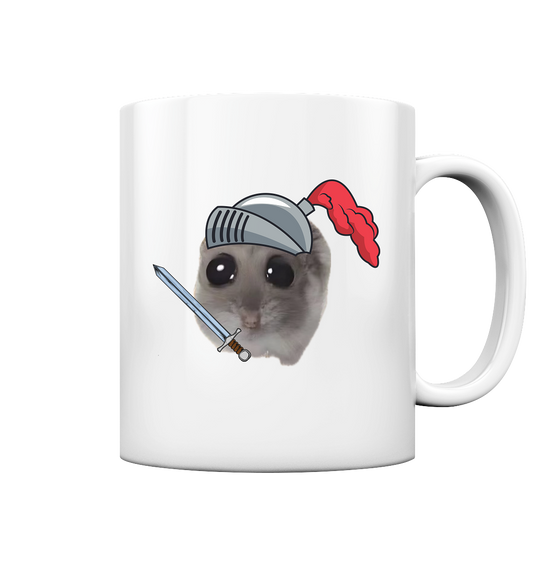 Ritter Hamsti - Tasse glossy (einseitiger Druck)