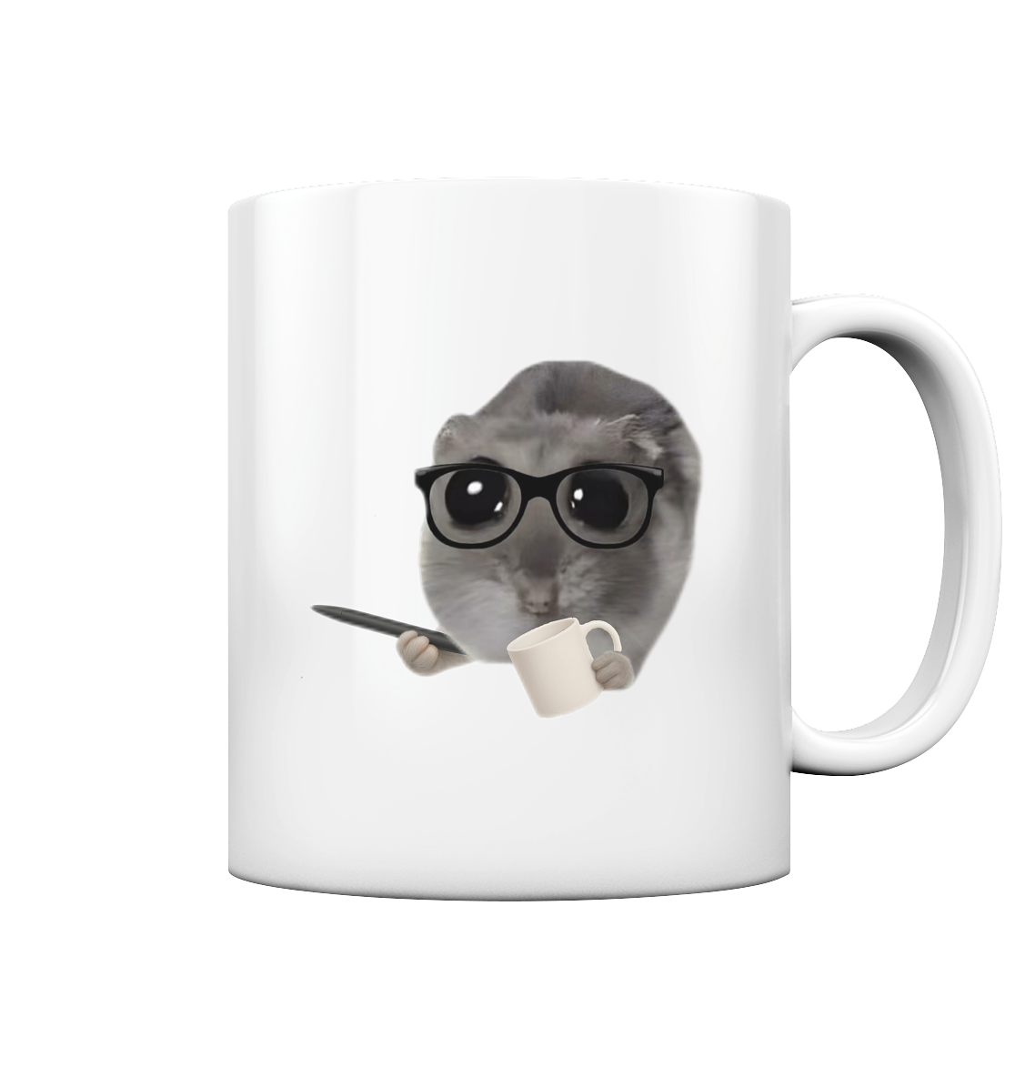 Therapeuti Hamsti mit Tasse - Tasse glossy