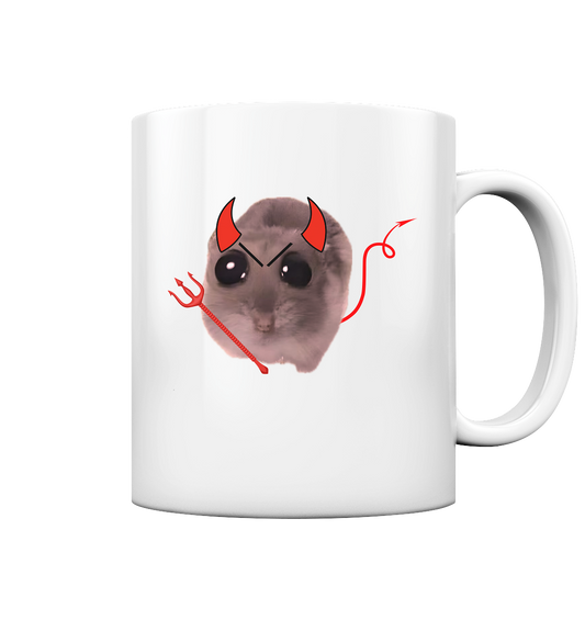 Teufel Hamsti - Tasse glossy (einseitiger Druck)