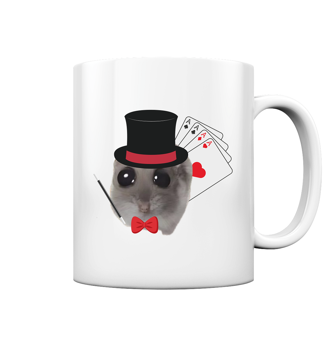Zauber Hamsti - Tasse glossy (einseitiger Druck)