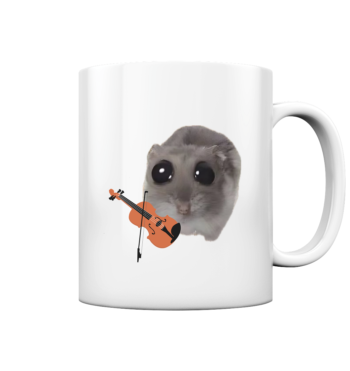 Musik Hamsti - Tasse glossy (einseitiger Druck)
