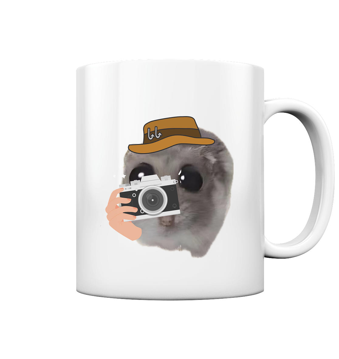 Fotograf Hamsti - Tasse glossy (einseitiger Druck)