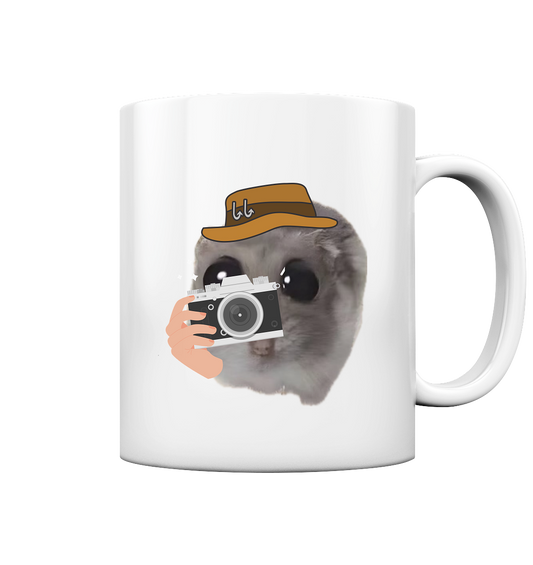 Fotograf Hamsti - Tasse glossy (einseitiger Druck)