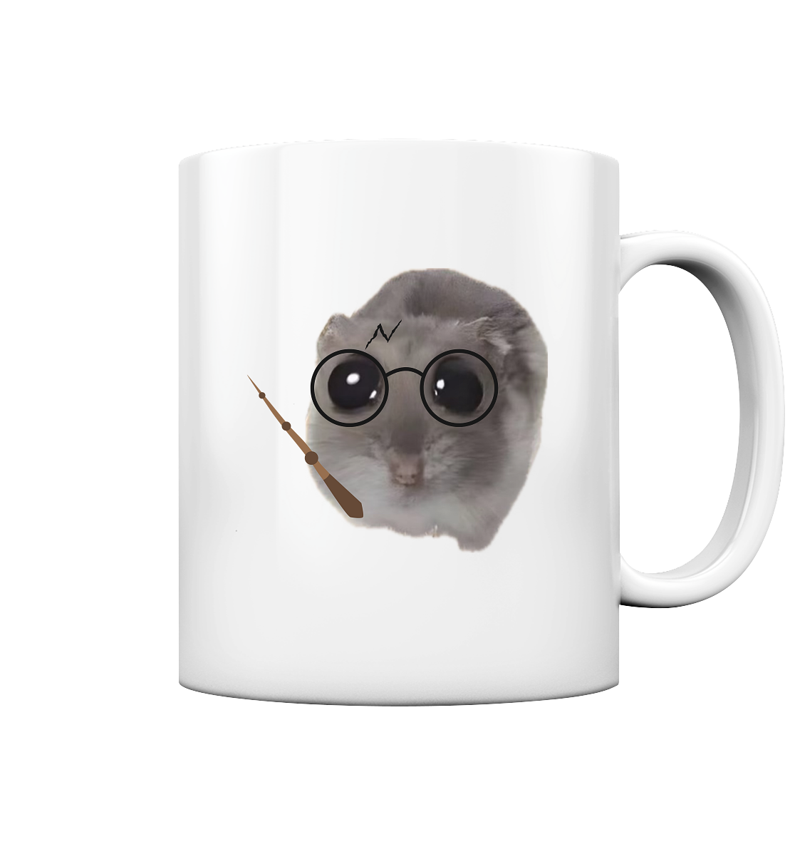 Potti Hamsti - Tasse glossy (einseitiger Druck)
