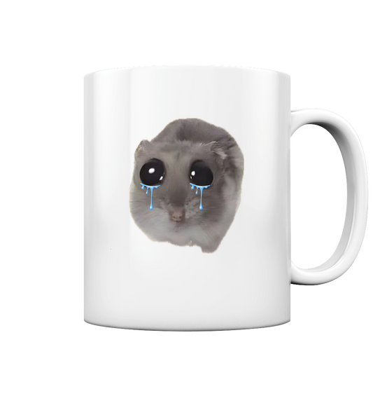 Sad Hamsti - Tasse glossy (einseitiger Druck)