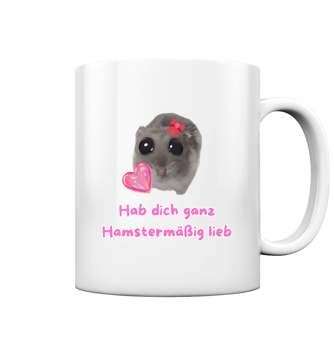 Hamstermäßig - Tasse glossy