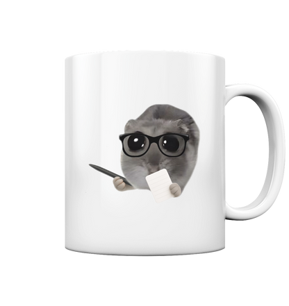 Therapeuti Hamsti mit Notizblock - Tasse glossy