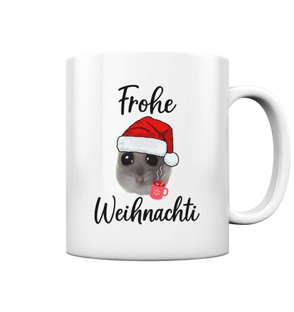 Frohe Weihnachti Hamsti - Tasse glossy