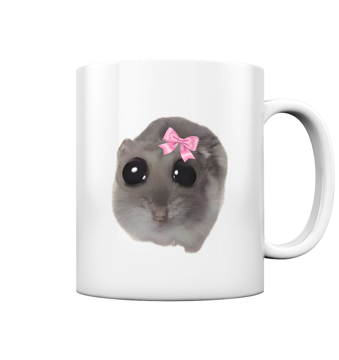 Girlfriend Hamsti - Tasse glossy (einseitiger Druck)
